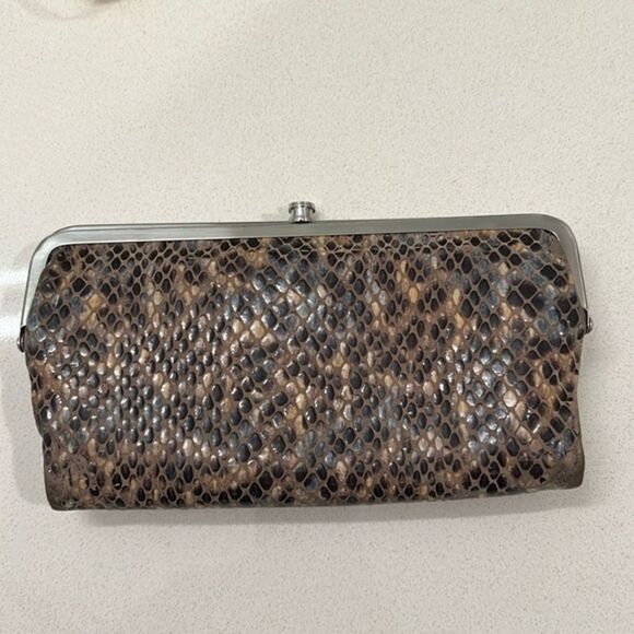HOBO Handbags - Hobo Lauren Clutch Wallet Snake Skin Print